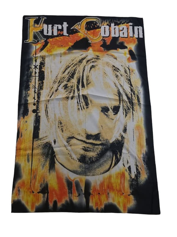 Flagg - Flagga - Kurt Cobain Black