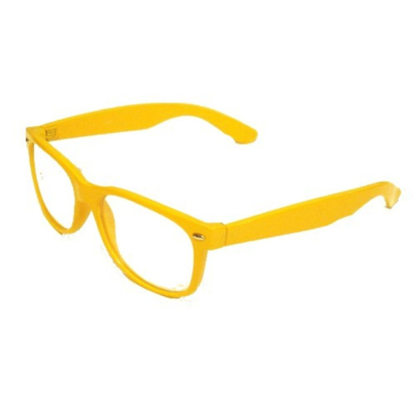 Aurinkolasit Retro Clear - keltainen Yellow