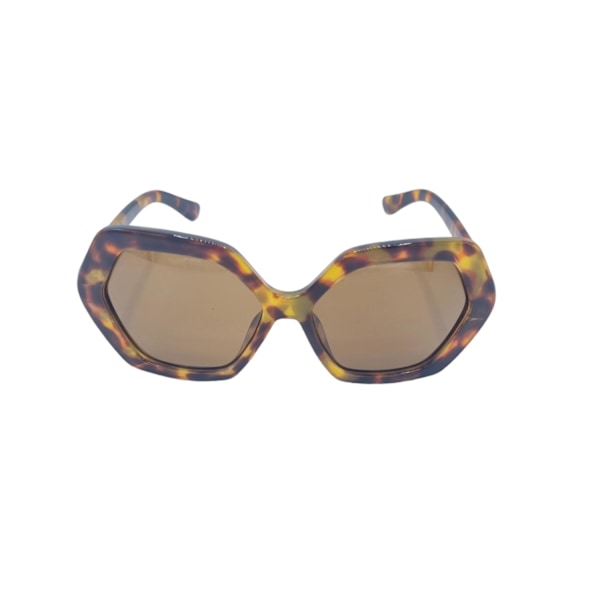 Gendi Leopard Solbriller Brown