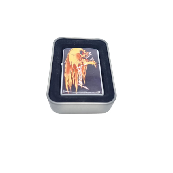Metallica-Benzin Lighter Silver