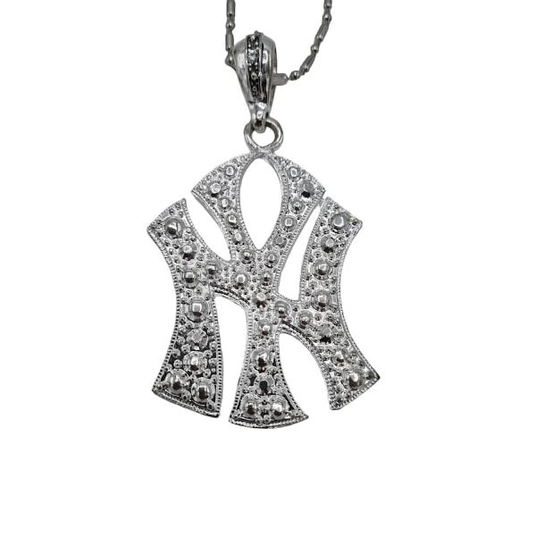 New York halsband - Hiphop Silver