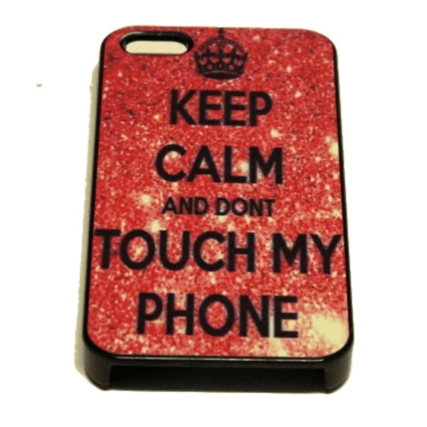 Mobilcover - Rør ikke ved Min telefon Pink