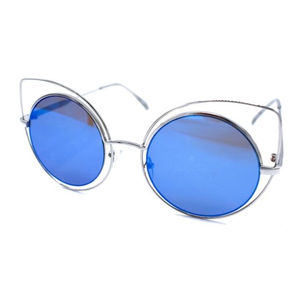Blå runde kattesolbriller Blue