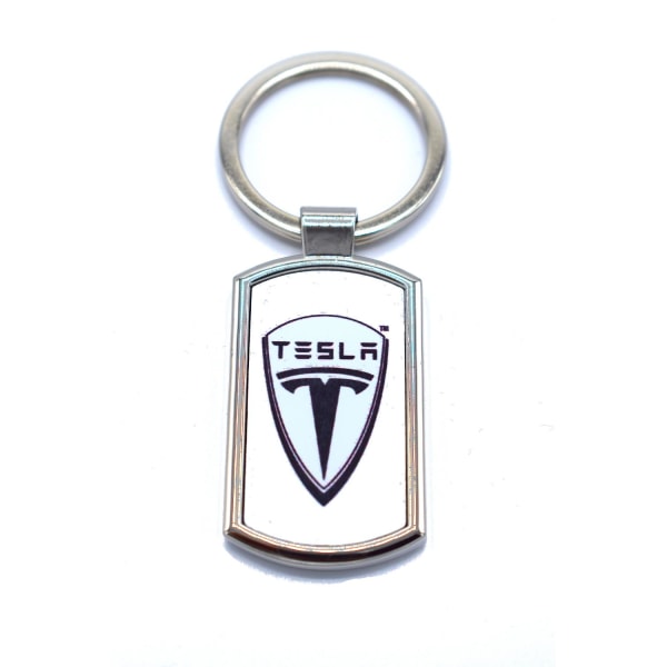 Tesla nyckelring Silver