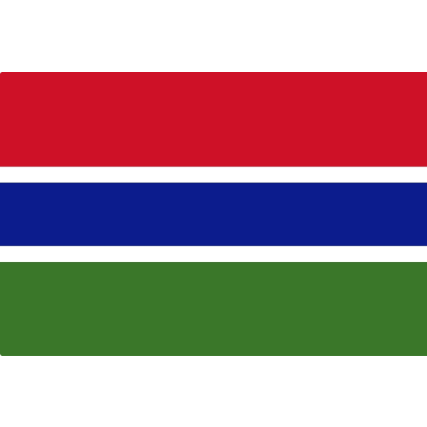 Gambia flagg Gambia 