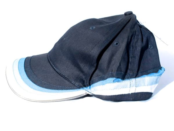 Stribet kasket Blue