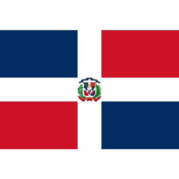 Dom. Republikkens flag Dominican Republic