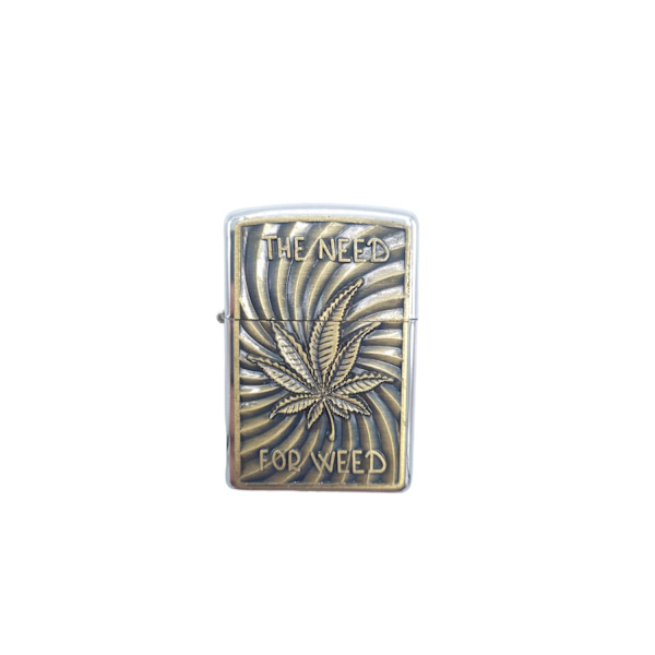 Benzinlighter - Leaf Gold
