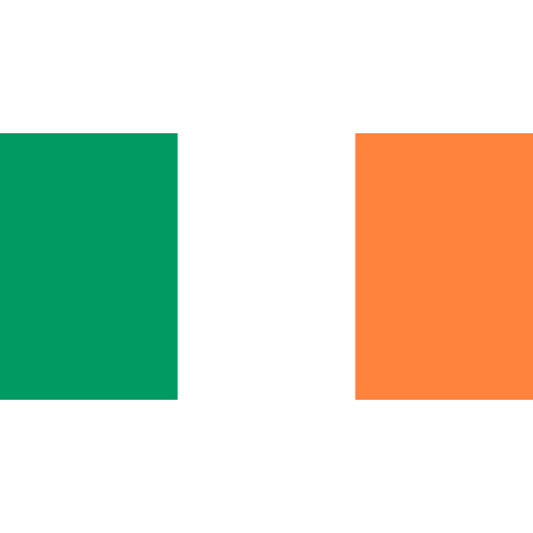Irland flagga White Irland 