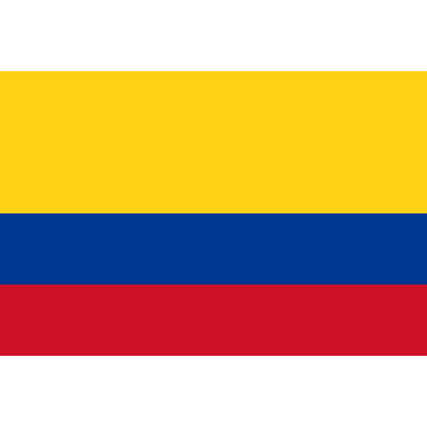 Colombia flagga