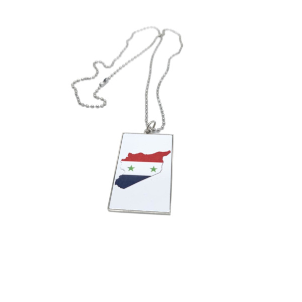 SYRIA KARTTA LIPPU - KAULAKORU