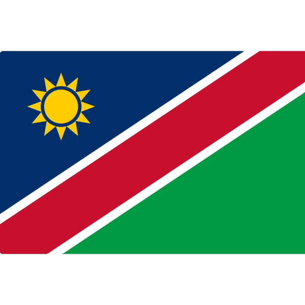 Namibia flagga Namibia 
