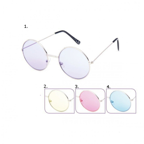 Pyöreät aurinkolasit Light purple