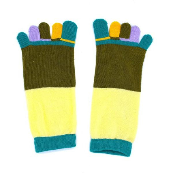 Färgglada Tå strumpor Sox - 3 par Blå