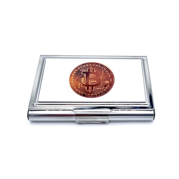 Kortholder - Bitcoin Silver