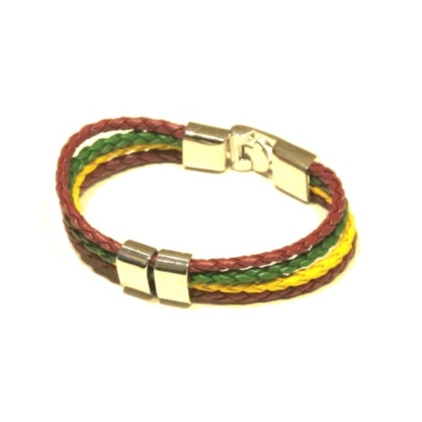 Armband - Läder Green