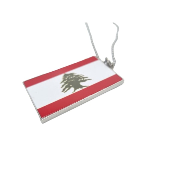 Libanon flagga halsband