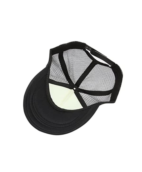 SORT OG HVID TRUCKER CAP White