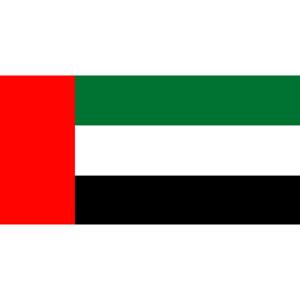 Yhdistyneiden arabiemiirikuntien lippu United Arab Emirates