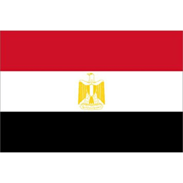 Egyptens flagga White Egypt