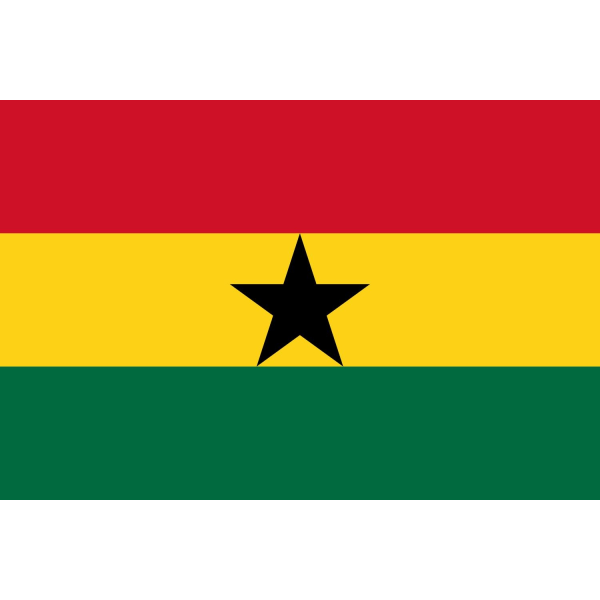 Ghana flagg Ghana