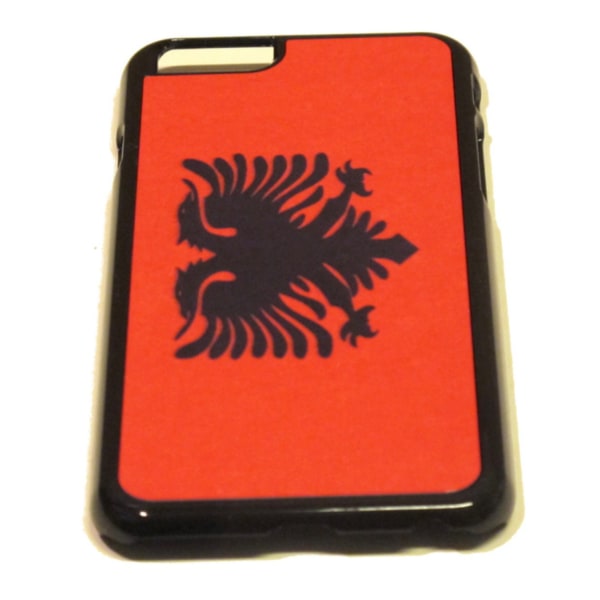 Albanian lippu Iphone 8 matkapuhelinkotelo