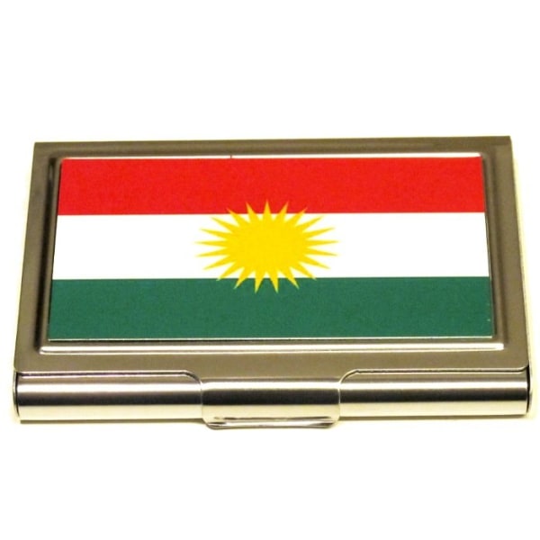Korthållare  - Kurdistan Flagga Silver