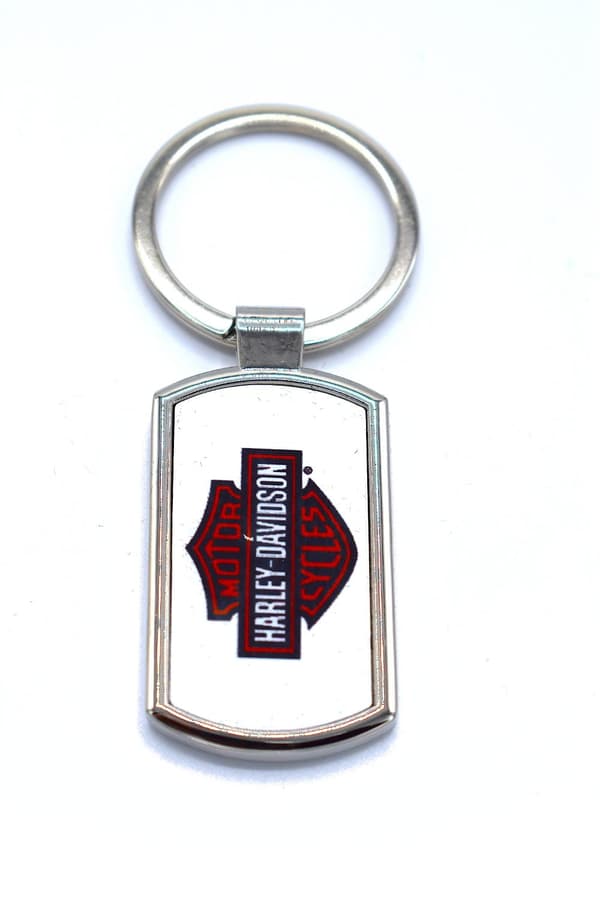 Harley Davidson - Nøkkelring Silver