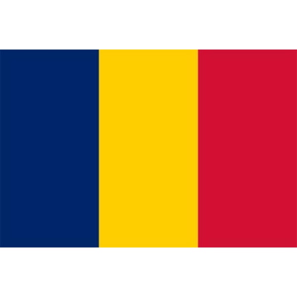 Tsjad flagg Tchad 