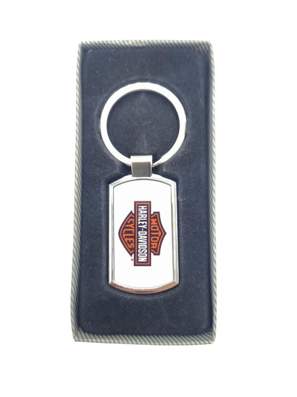 Harley Davidson - Nøkkelring Silver
