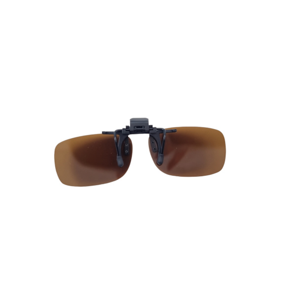 Clip-on aurinkolasit Brown