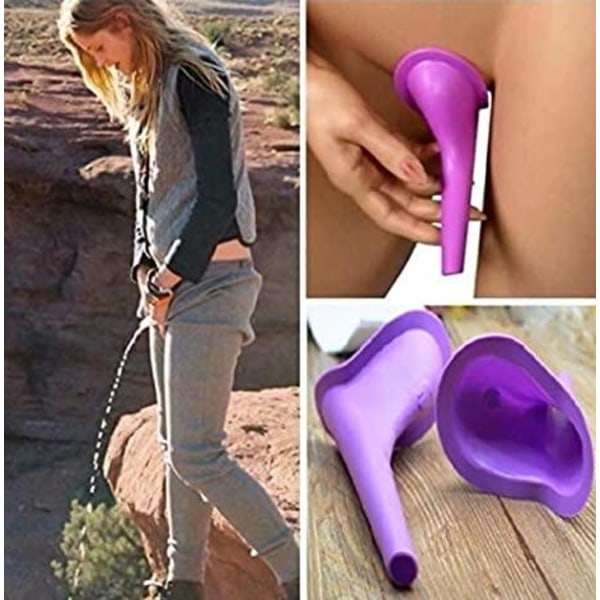 Kisstratt for kvinner - urinal for henne Purple