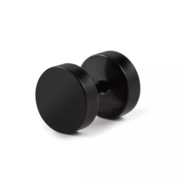 Fake Plug - Musta - 8 mm Black