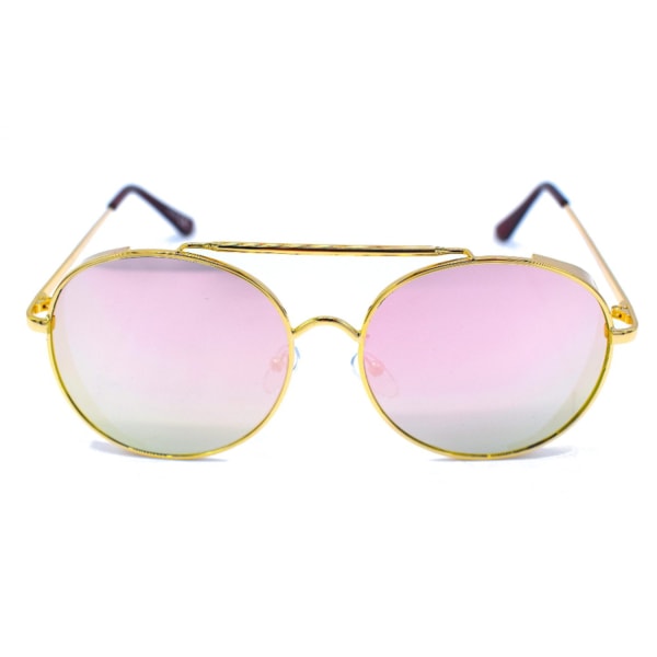 Runde solbriller med linsebeskyttelse Rosa/grønn Pink