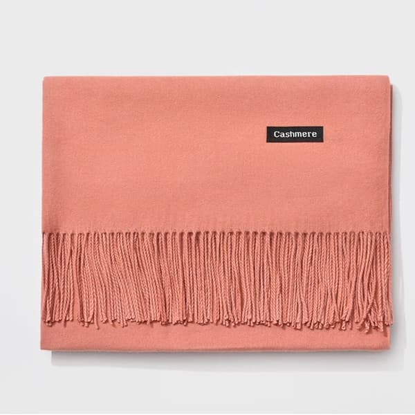 Viscose Vaaleanpunainen huivi Pink