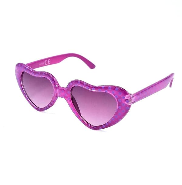 Barnesolbriller - Hjerte - flere farger Purple