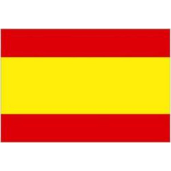 Flagga - Spanien Citron gul