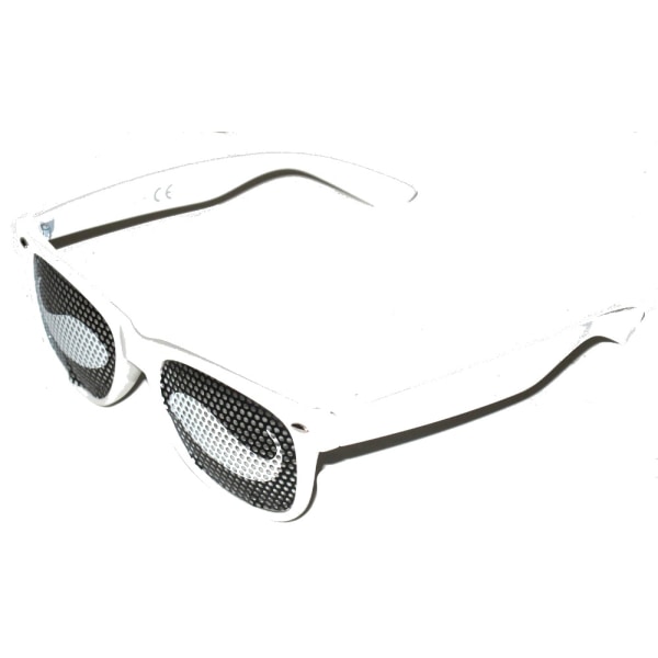 Solglasögon Retro - White Mustache Vit