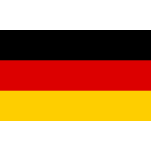 Flag - Tyskland Lemon yellow