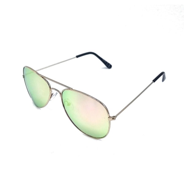 Pilot solbriller Stål - Grønne/lyserøde glas Pink f21e | Pink | Fyndiq