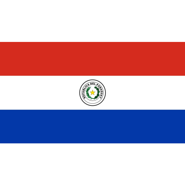 Paraguay flagga Paraguay 