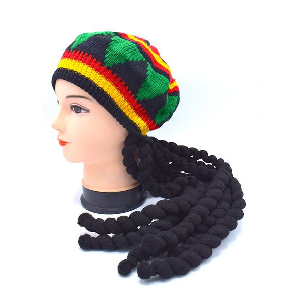 RASTAM HAT MED DREADLOCKS