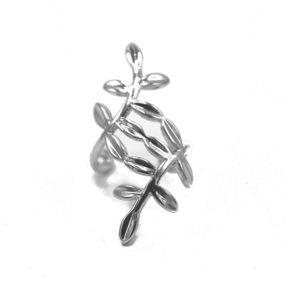 Silverfärgad Ear Cuff Silver