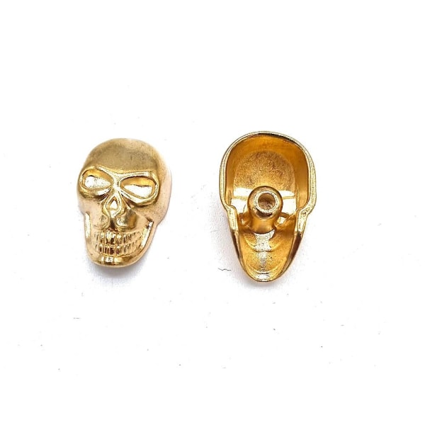 Løse nagler - Gold Skull 25 stk Gold
