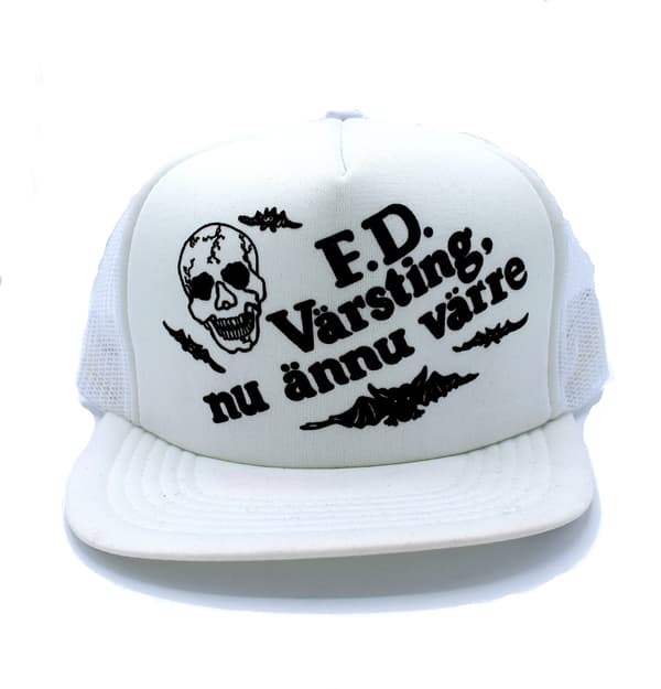 Trucker Cap - "F.D. Worst Now Even Worse" White