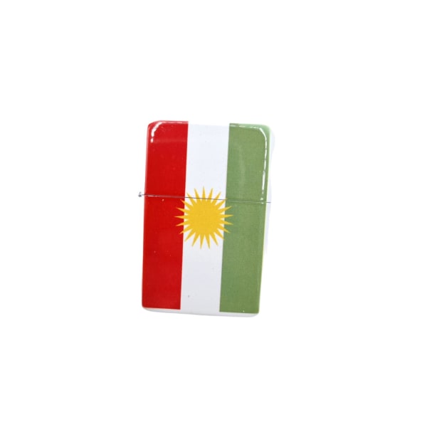 Kurdistans flagga bensintändare