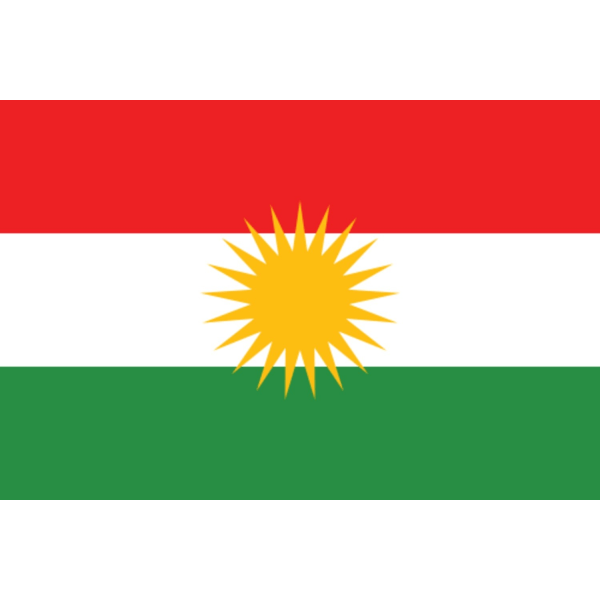 Flagga - Kurdistan Kurdistan