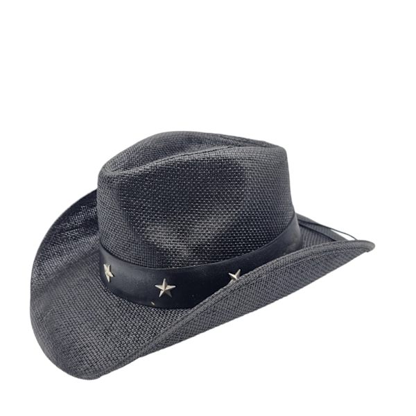 Cowboy Hat Stars black Stars black