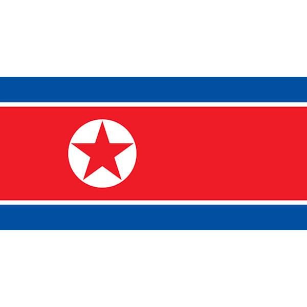 Nordkorea flagg