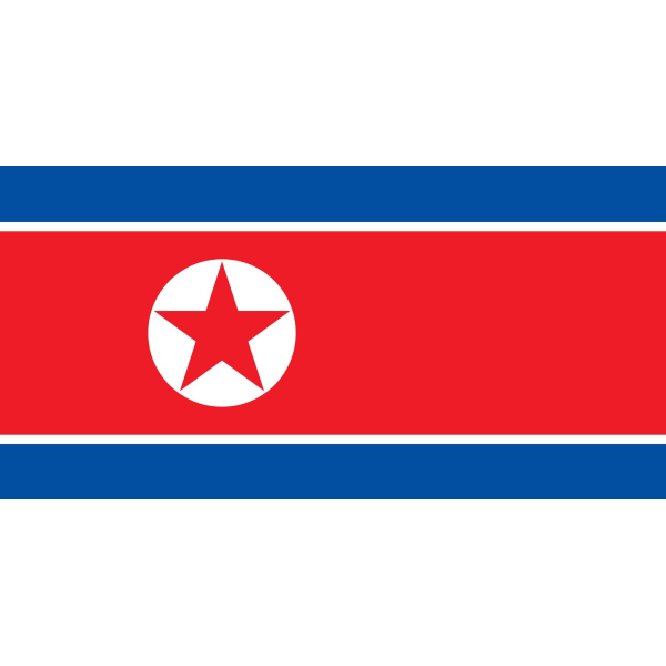Nordkorea flagga